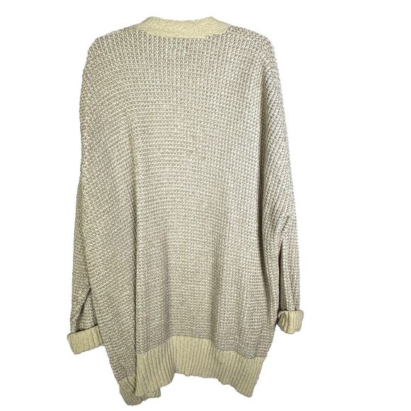 Urban Outfitter Open Long Cardigan Sweater Womens Medium Chunky Oversized - Picture 4 of 6